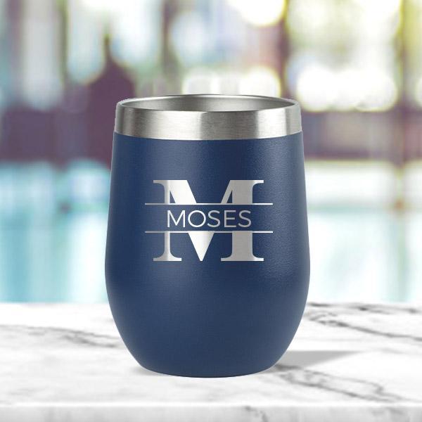 GIFTSTORIA.COM - "MONOGRAM" SS TUMBLER (12 OZ)